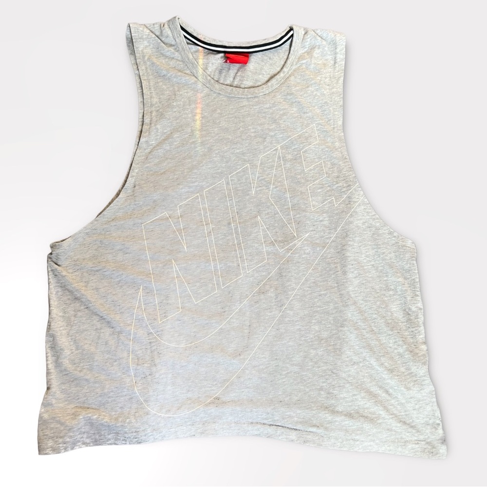 Nike Signal Muscle Tank Long Cut Out Tee